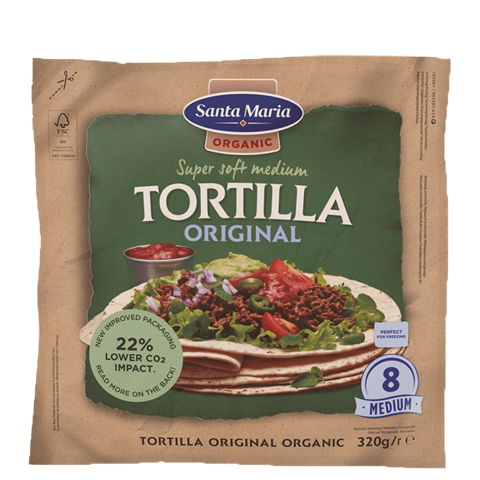 Tortilla ORGANIC Original Medium (8 pack)